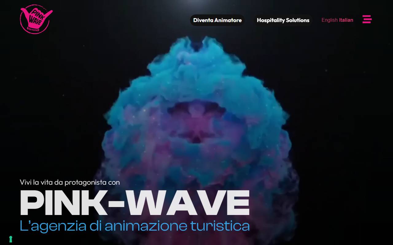 Anteprima del sito: Pink Wave (Swiss) Sagl