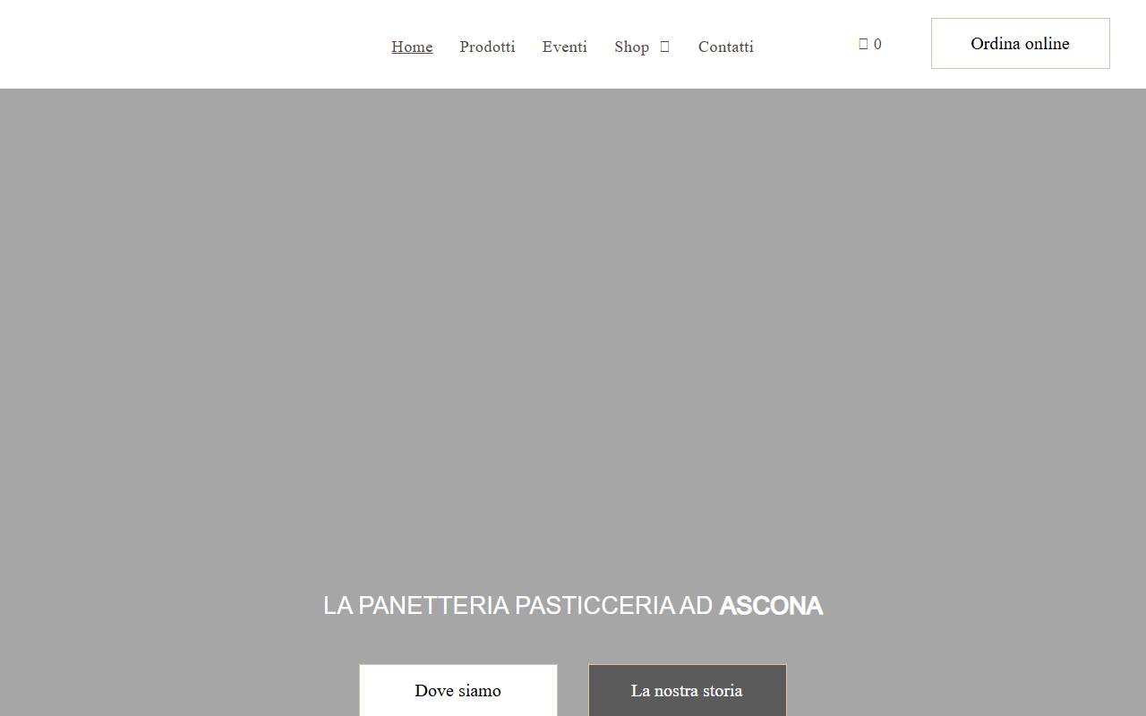 Anteprima del sito: Pinotti Panetteria Pasticceria Sagl