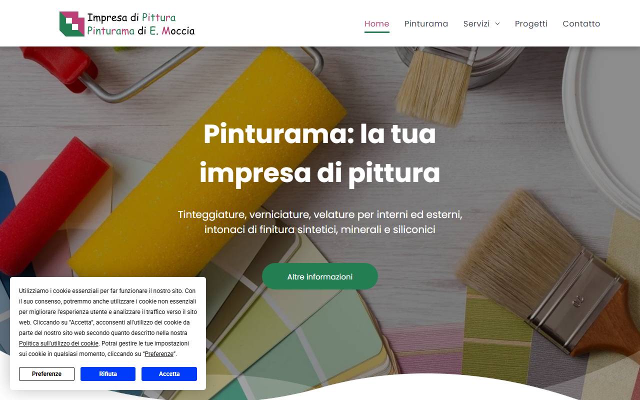 Anteprima del sito: Moccia Enrico PINTURAMA