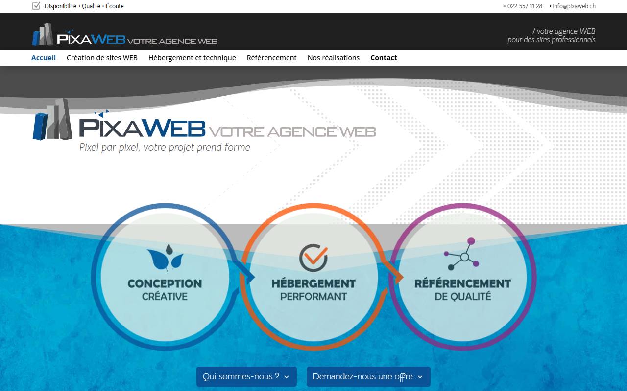 Anteprima del sito: PIXAWEB Sagl