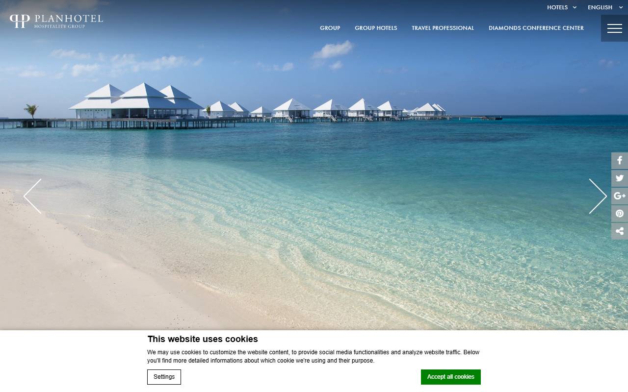 Anteprima del sito: Planhotel SA