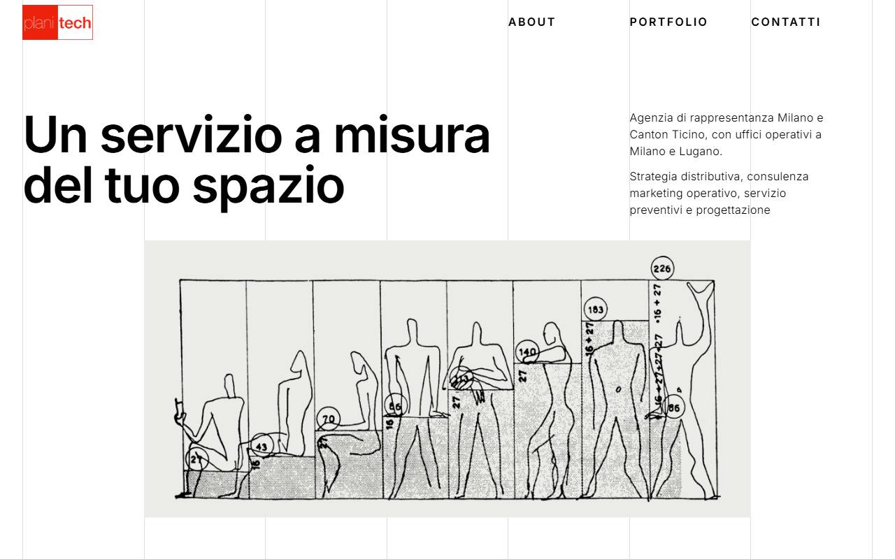 Anteprima del sito: PLANITECH Sagl
