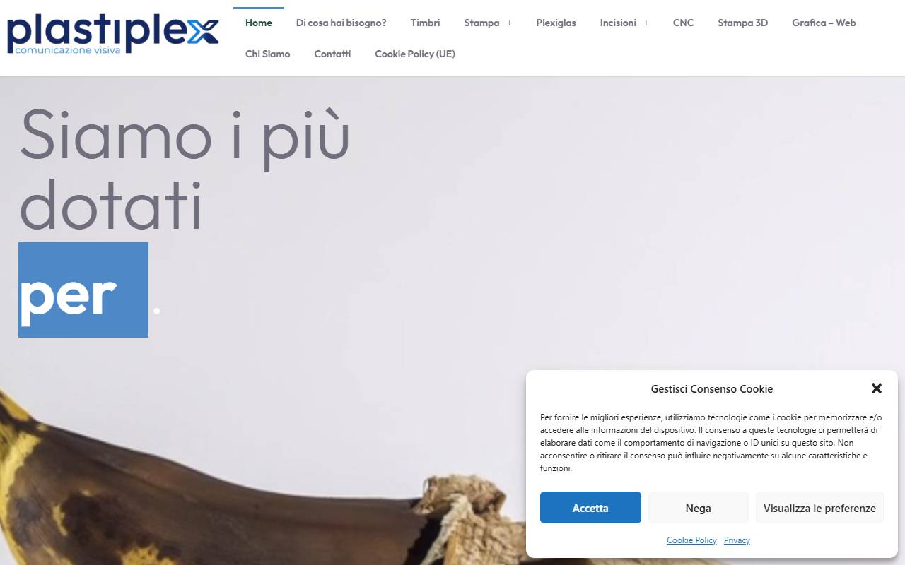 Anteprima del sito: Plastiplex & Scripta SA