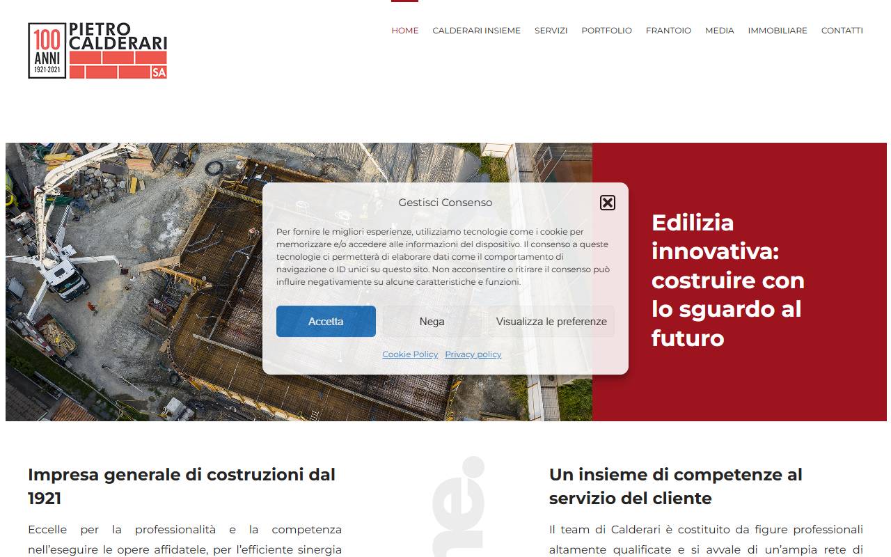 Anteprima del sito: PMF Calderari SA