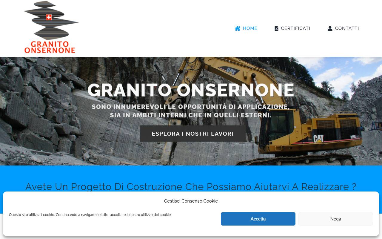 Anteprima del sito: Edgardo Pollini & Figlio SA