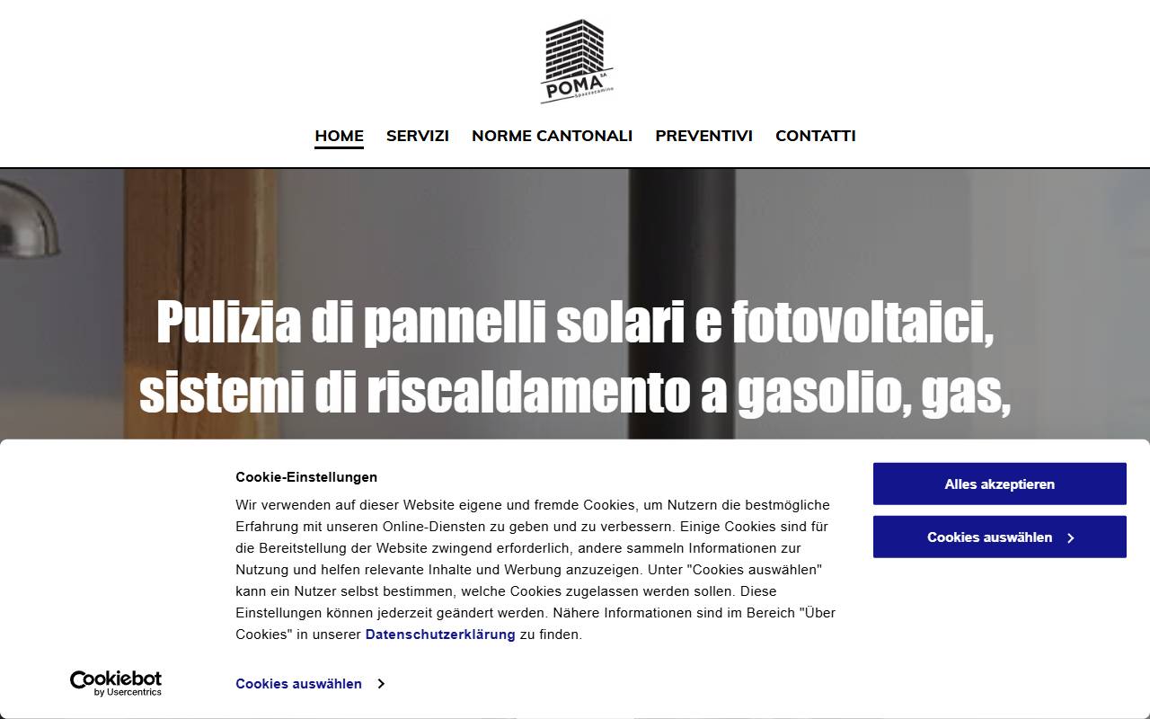 Anteprima del sito: Poma SA