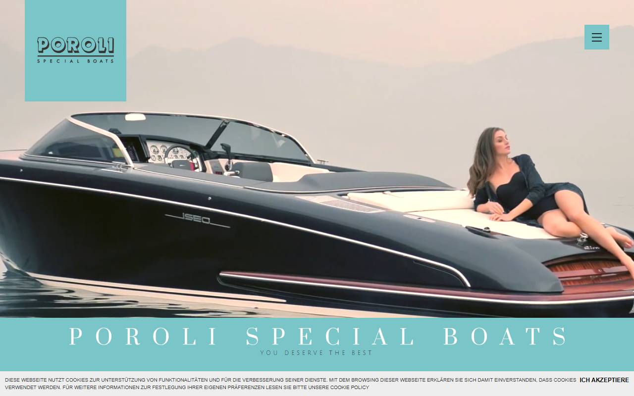 Anteprima del sito: Cantiere Poroli Special Boats