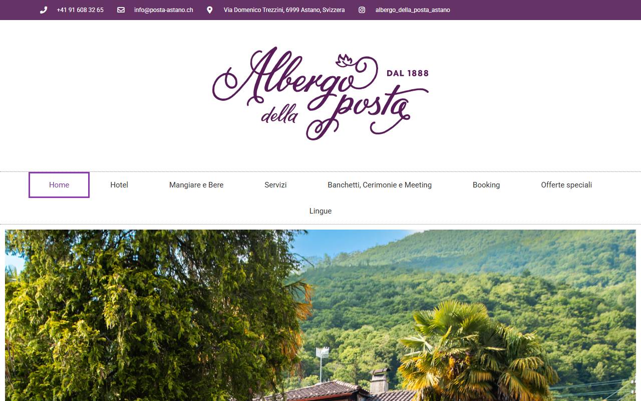 Anteprima del sito: Albergo della Posta Digoncelli