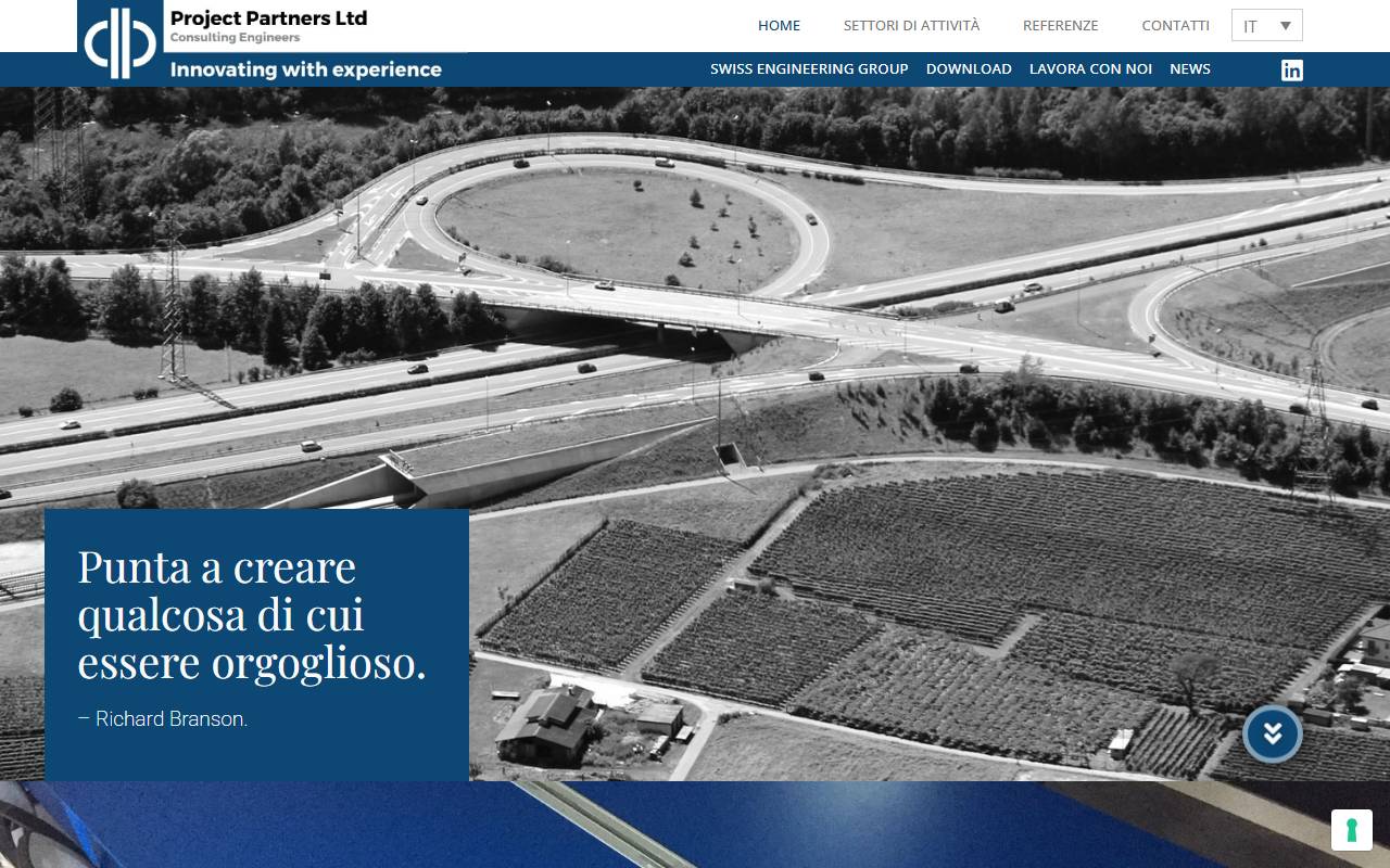 Anteprima del sito: Project Partners Ltd Consulting Engineers
