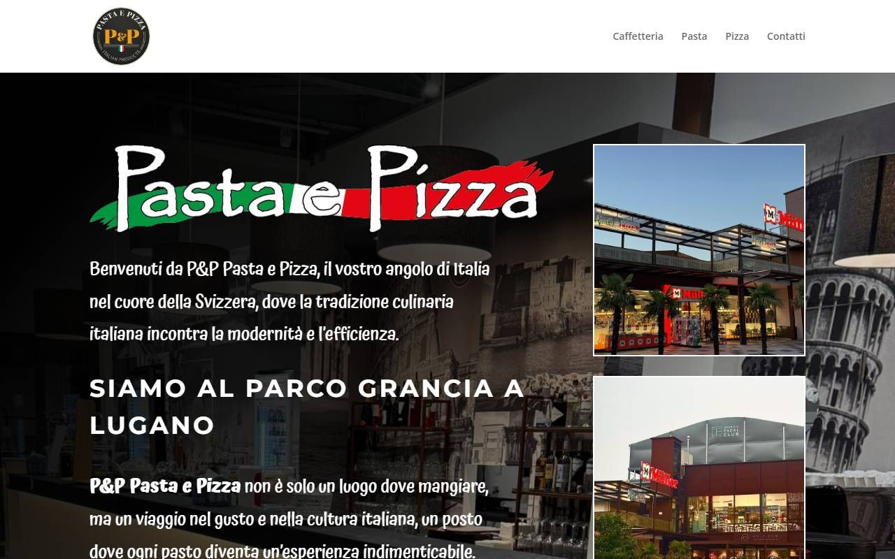 Anteprima del sito: P&P Pasta e Pizza SA