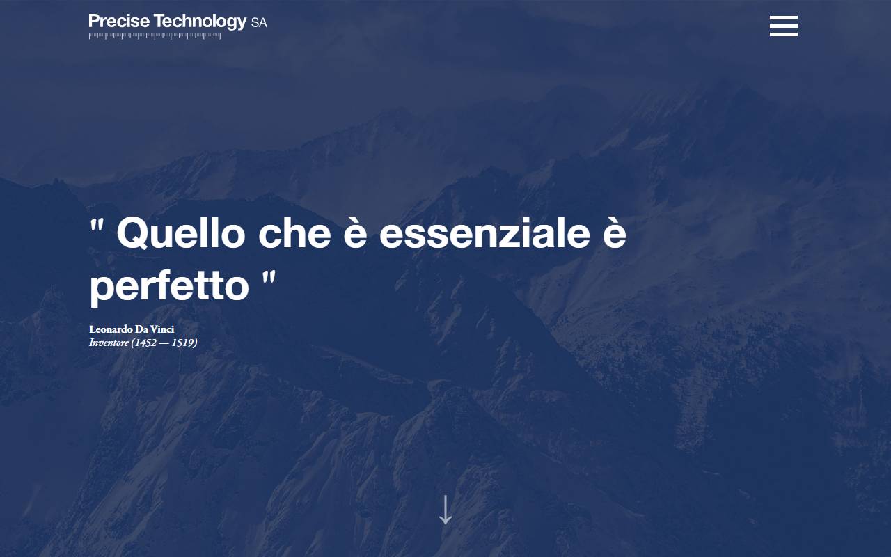 Anteprima del sito: Precise Technology SA