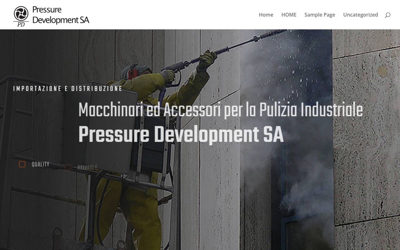 Anteprima del sito: PRESSURE DEVELOPMENT SA