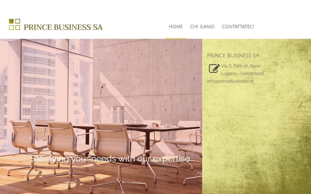Anteprima del sito: Prince Business SA