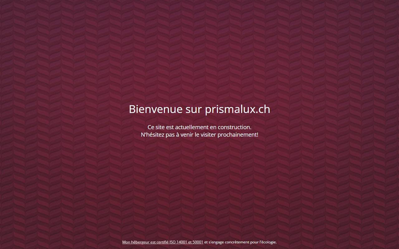 Anteprima del sito: Prismalux SA
