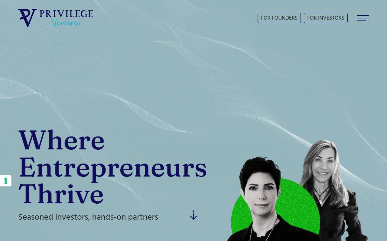 Anteprima del sito: Privilège Ventures SA