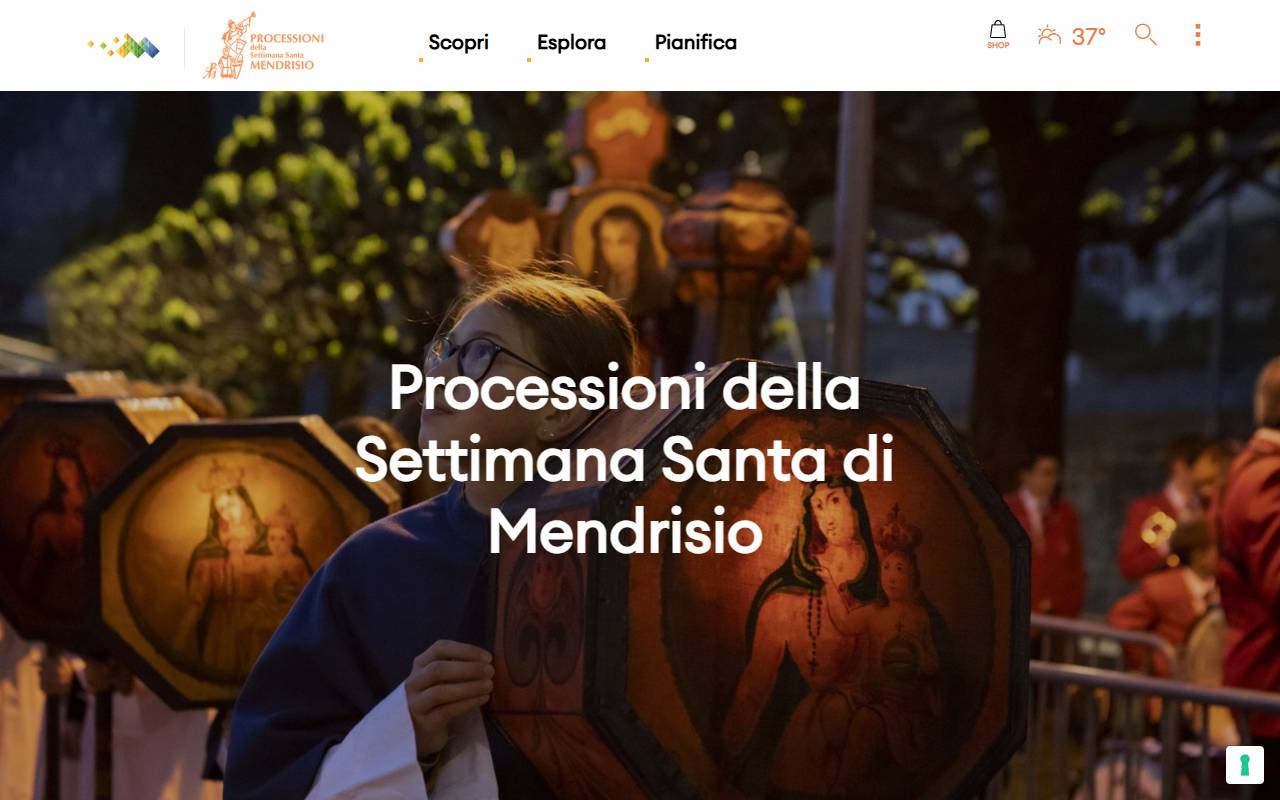Anteprima del sito: Fondazione Processioni Storiche di Mendrisio