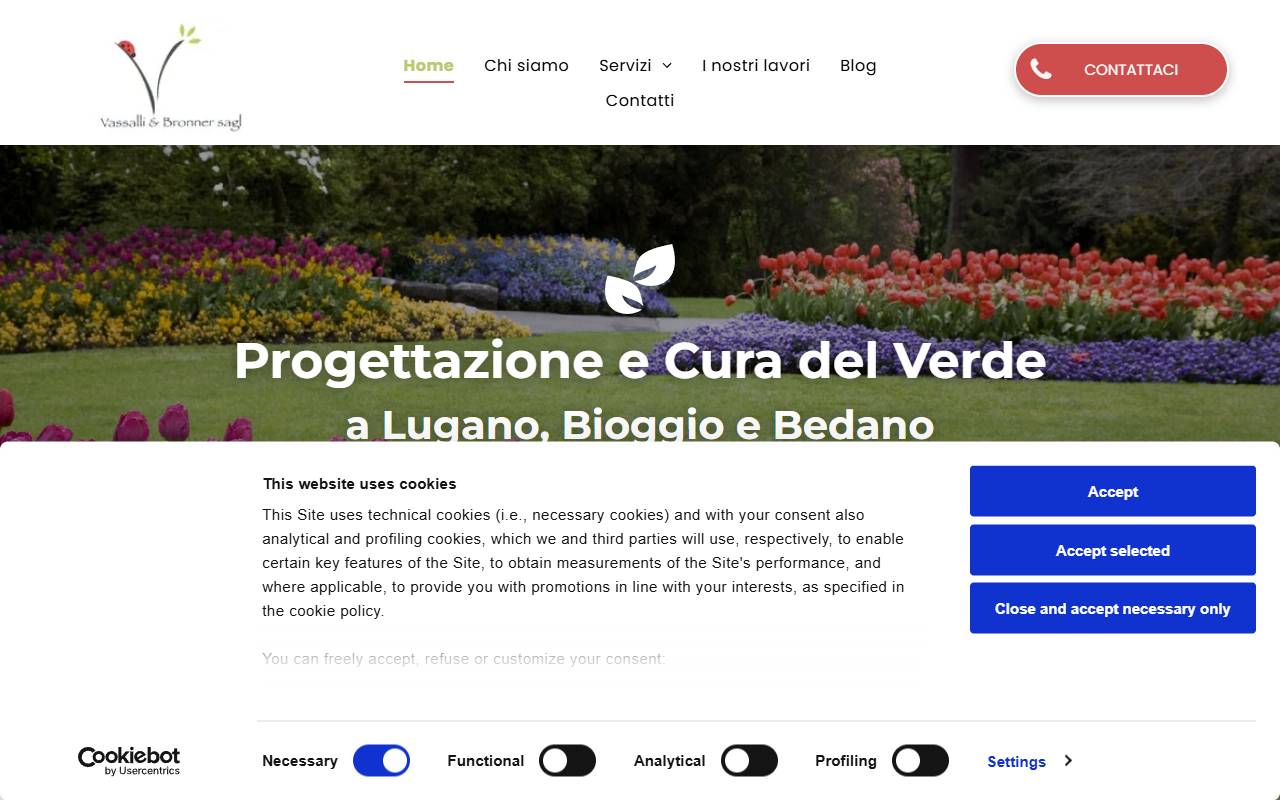 Anteprima del sito: Vassalli & Bronner Sagl