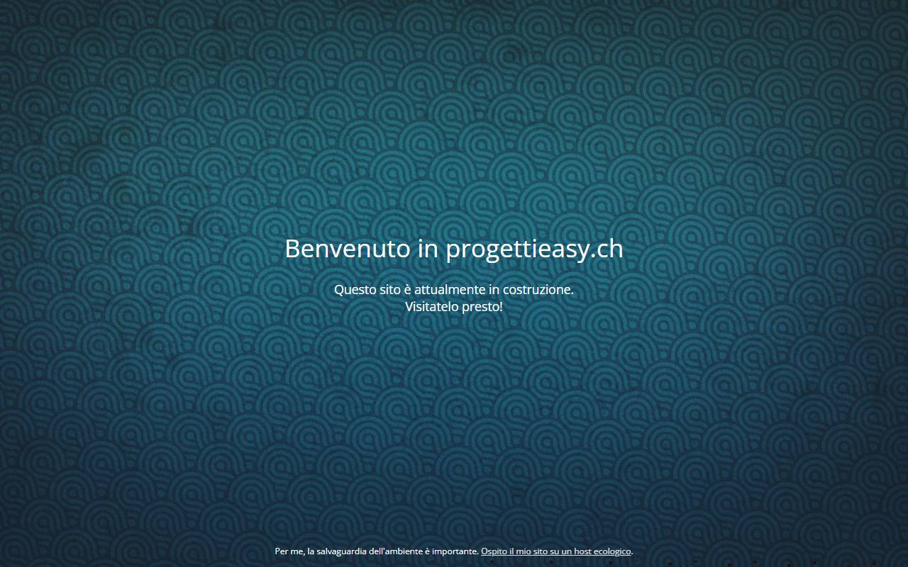 Anteprima del sito: ProgettiEasy Sagl