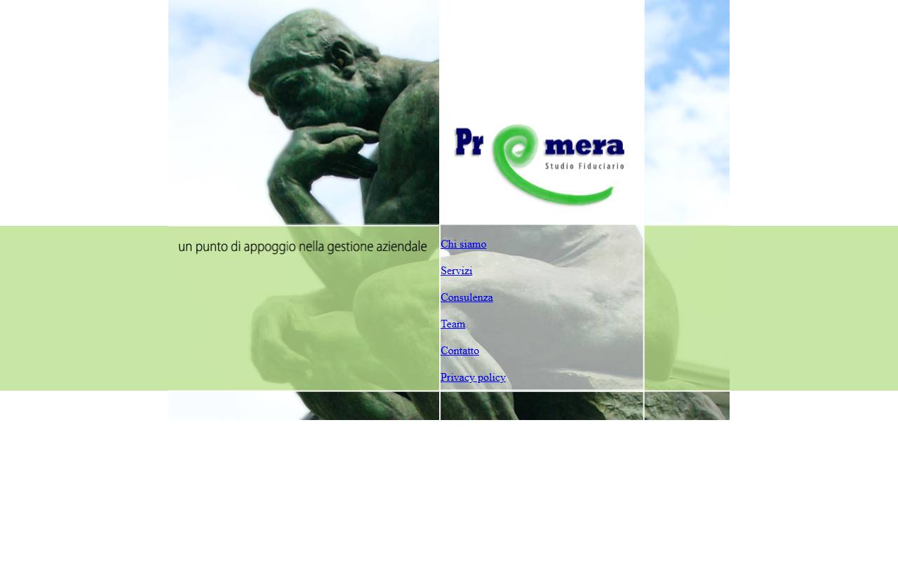 Anteprima del sito: PROMERA Sagl