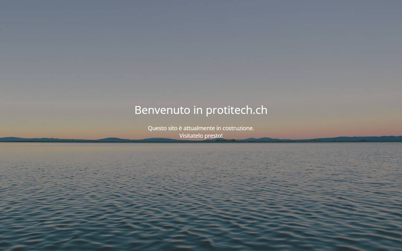 Anteprima del sito: PROTITECH SAGL