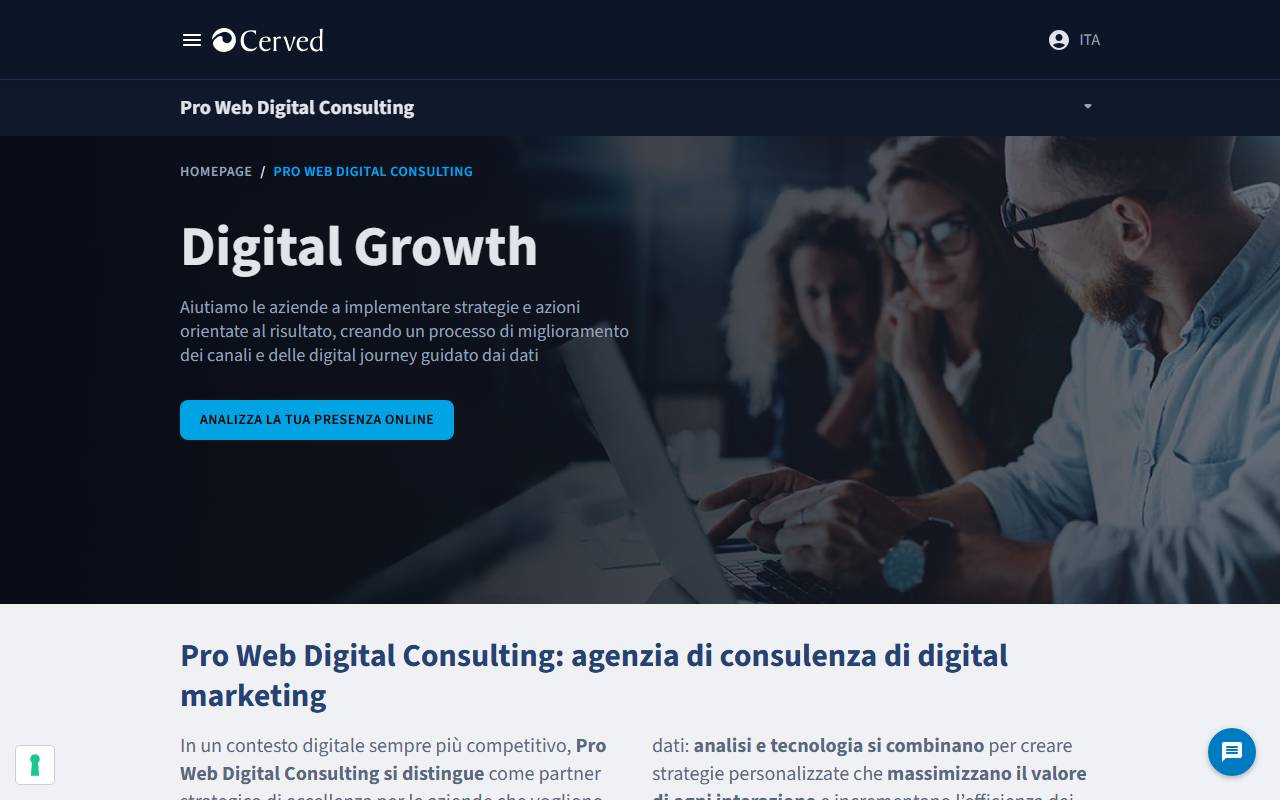 Anteprima del sito: PRO WEB CONSULTING SA