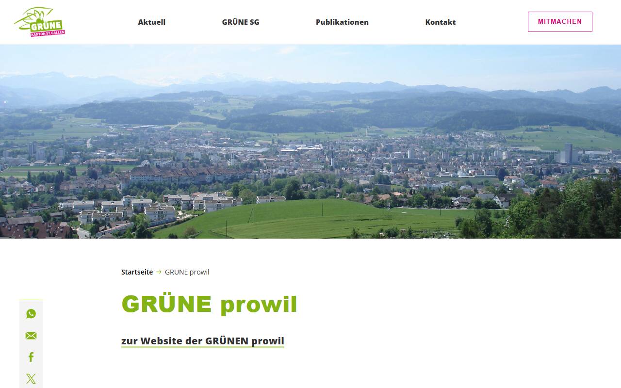 Anteprima del sito: PROWIL SAGL