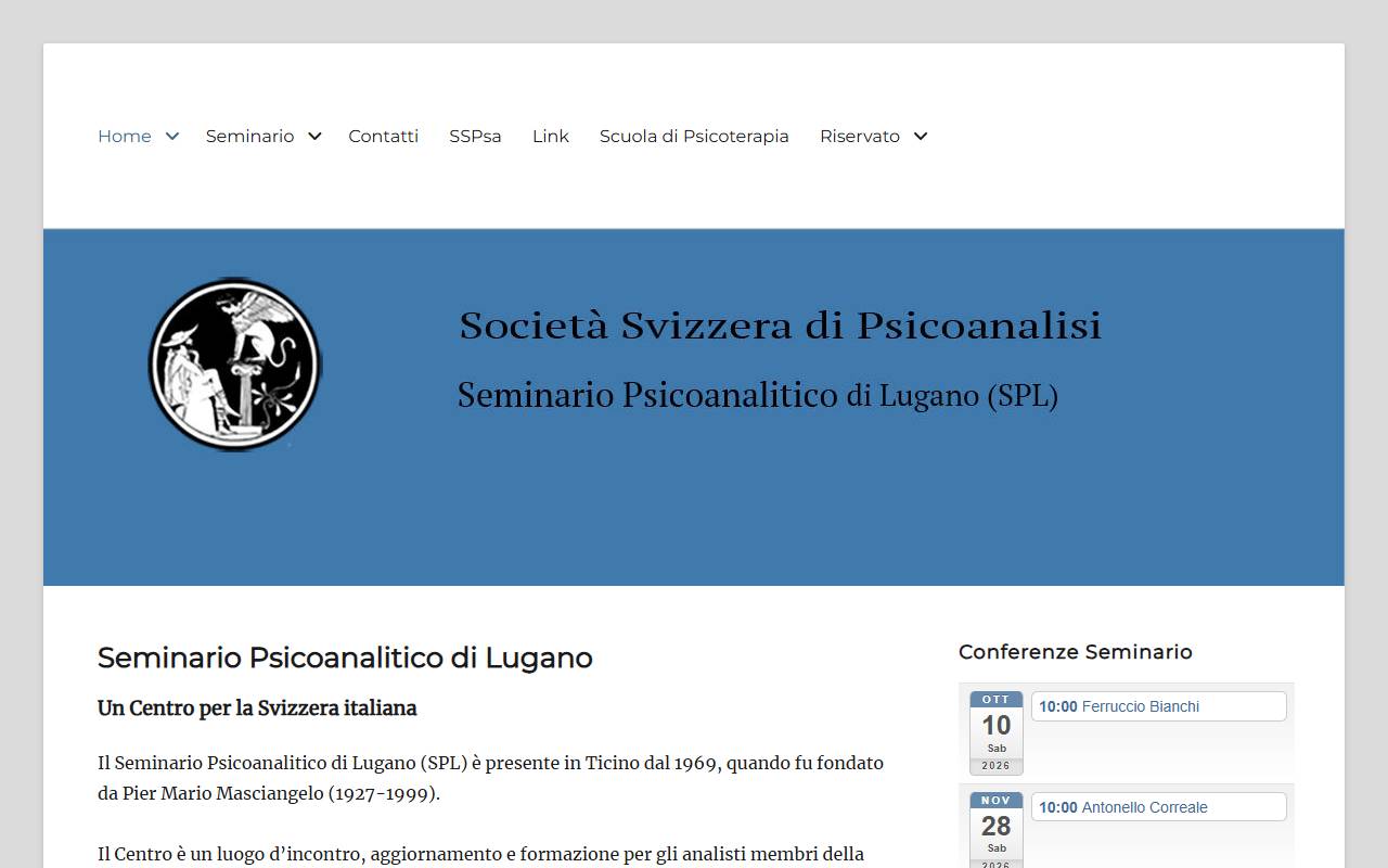 Anteprima del sito: Fondazione Iside