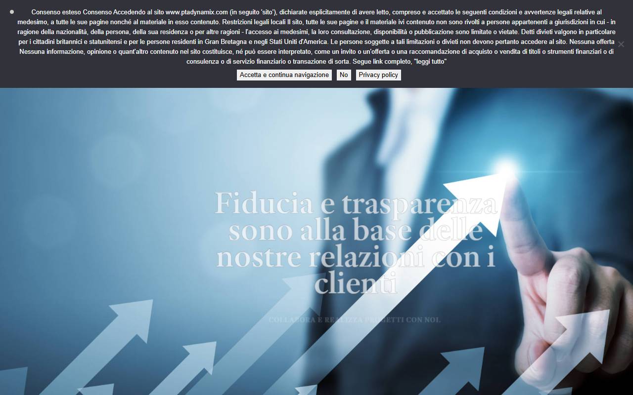 Anteprima del sito: PTA Dynamix SA