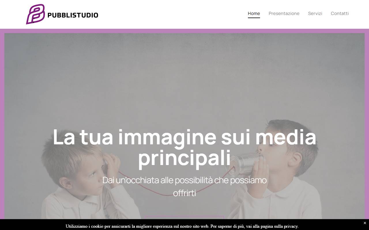 Anteprima del sito: Pubblistudio Sagl