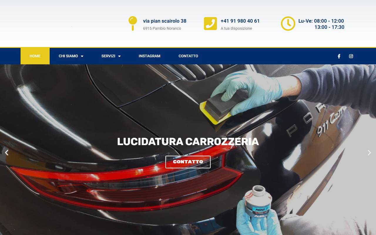 Anteprima del sito: PULICAR SAGL