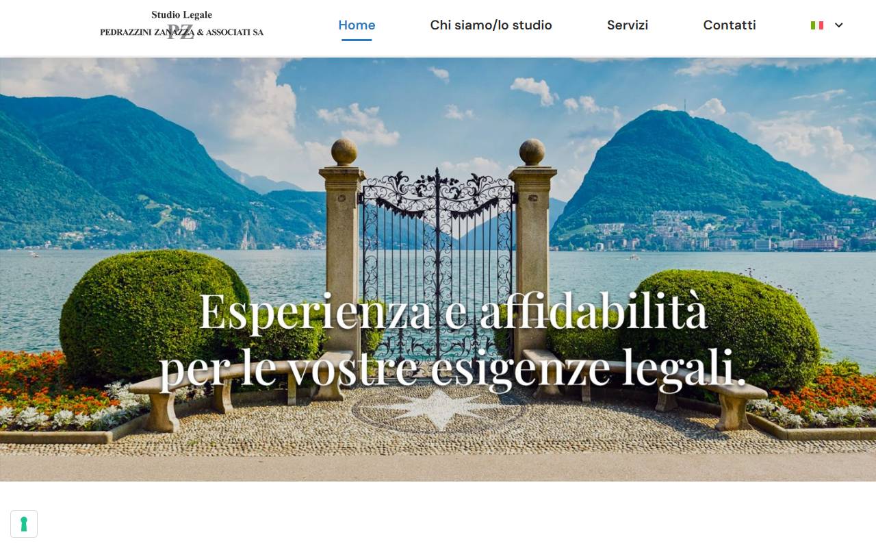 Anteprima del sito: STUDIO LEGALE PEDRAZZINI ZANAZZA & ASSOCIATI SA