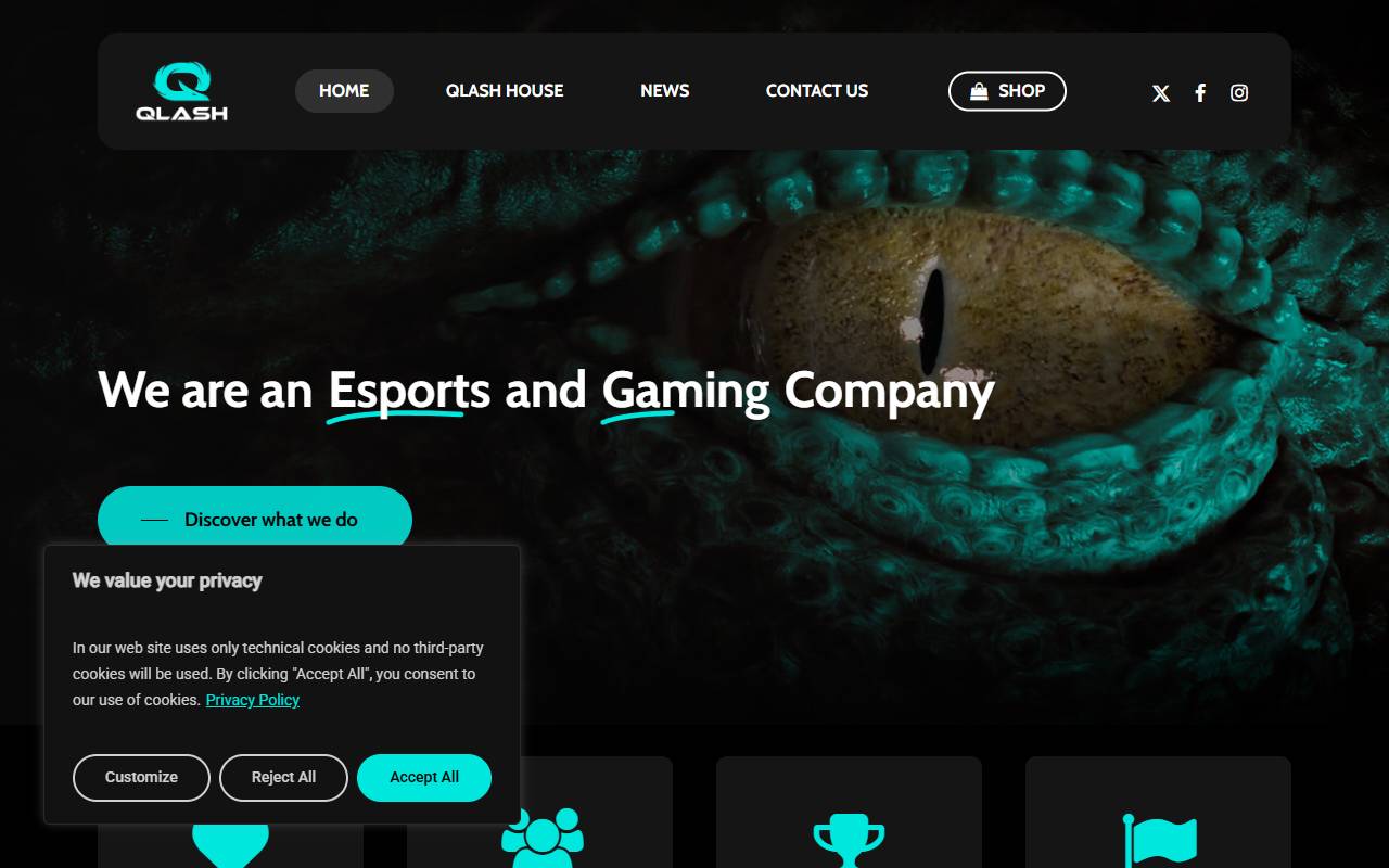 Anteprima del sito: QLASH VENTURES SA
