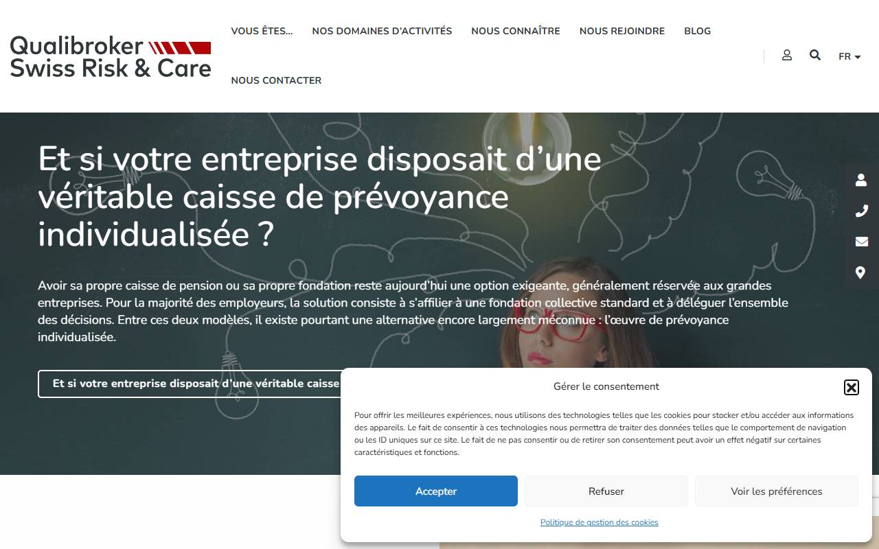 Anteprima del sito: Qualibroker Ticino SA