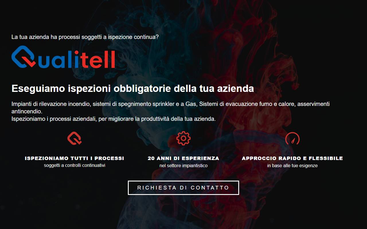 Anteprima del sito: QUALITELL Sagl