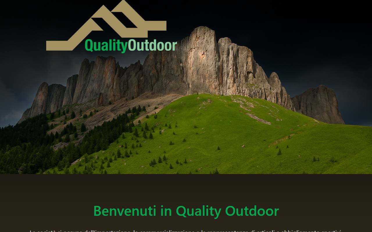 Anteprima del sito: QUALITY OUTDOOR Sagl