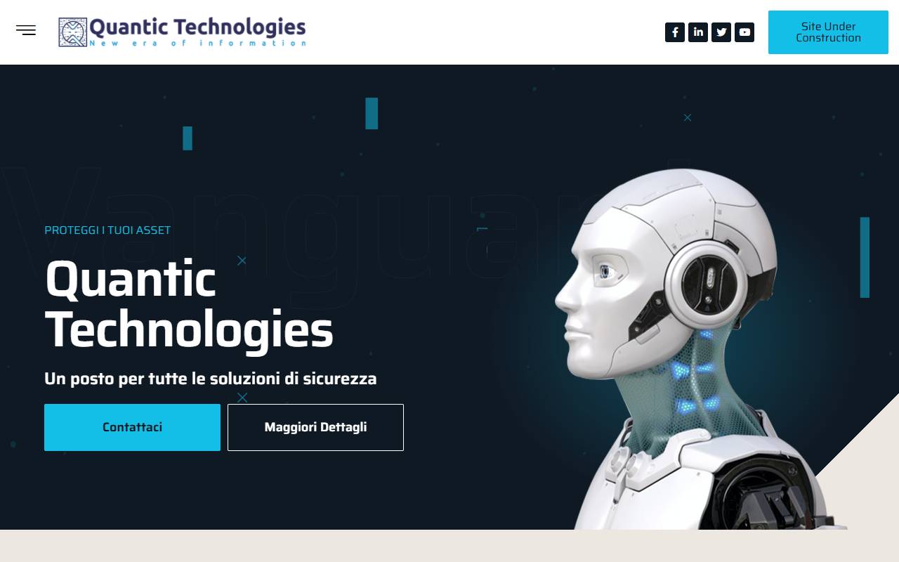 Anteprima del sito: Quantic Technologies Sagl
