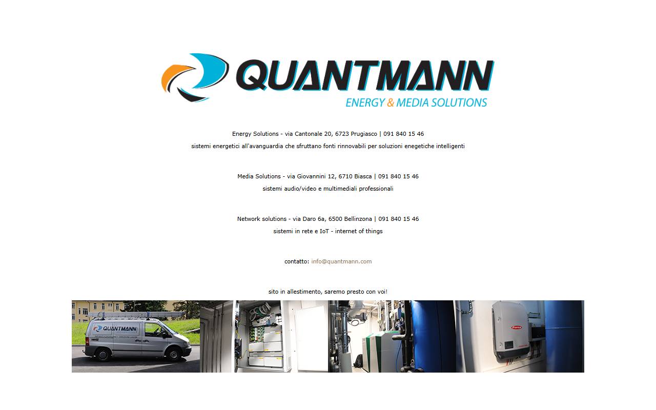 Anteprima del sito: QuantMann SA