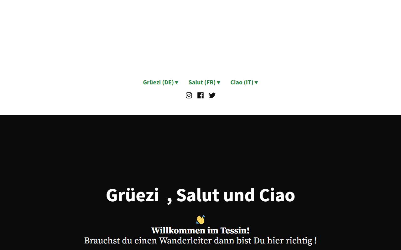 Anteprima del sito: Quattro Passi di Roger Welti