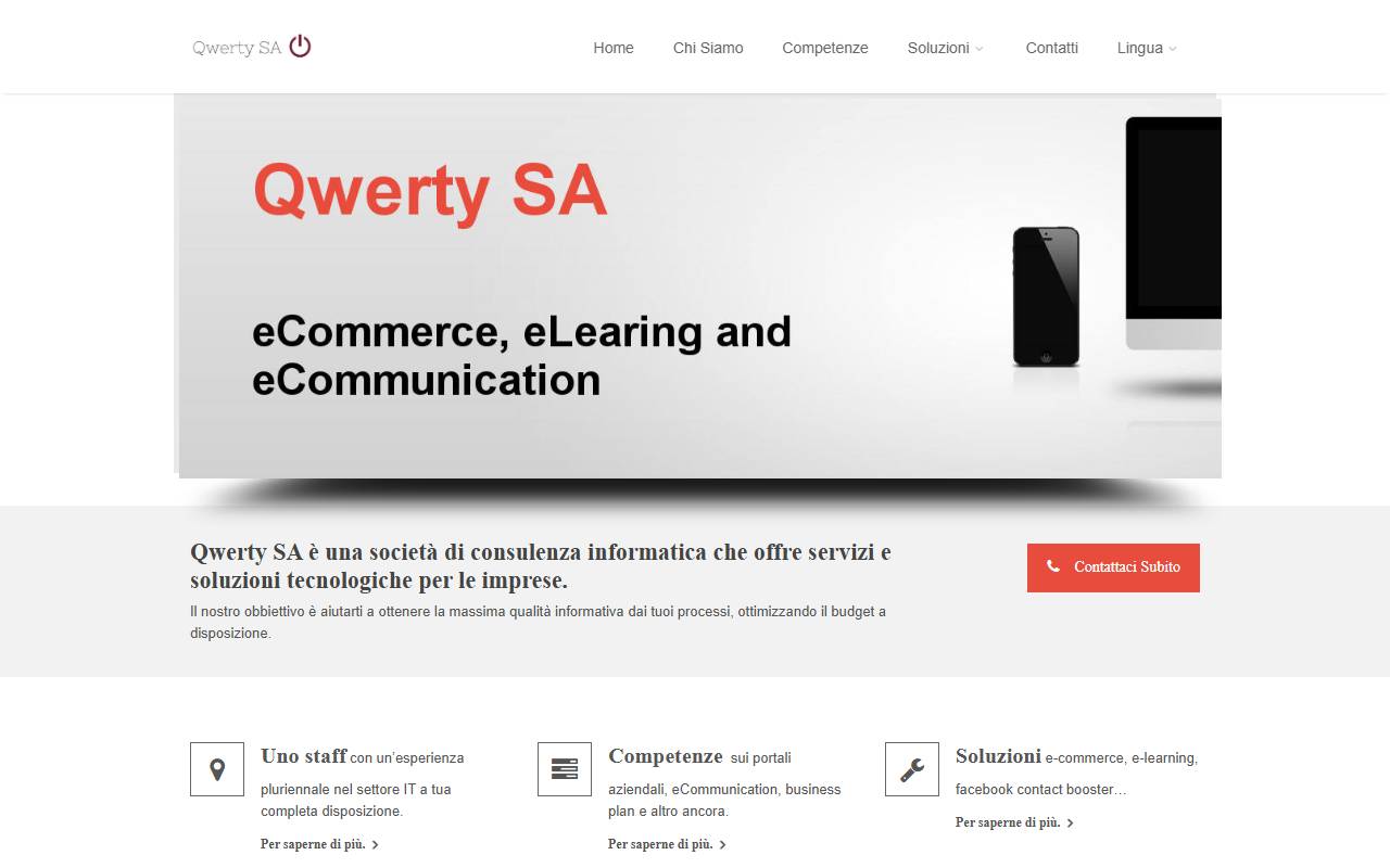 Anteprima del sito: QWERTY SA