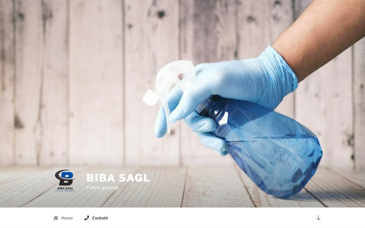 Anteprima del sito: BIBA Sagl
