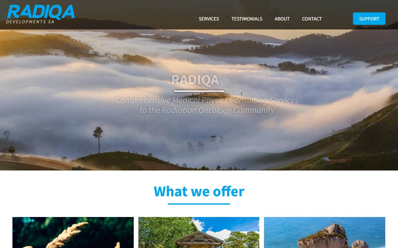 Anteprima del sito: Radiqa Developments SA