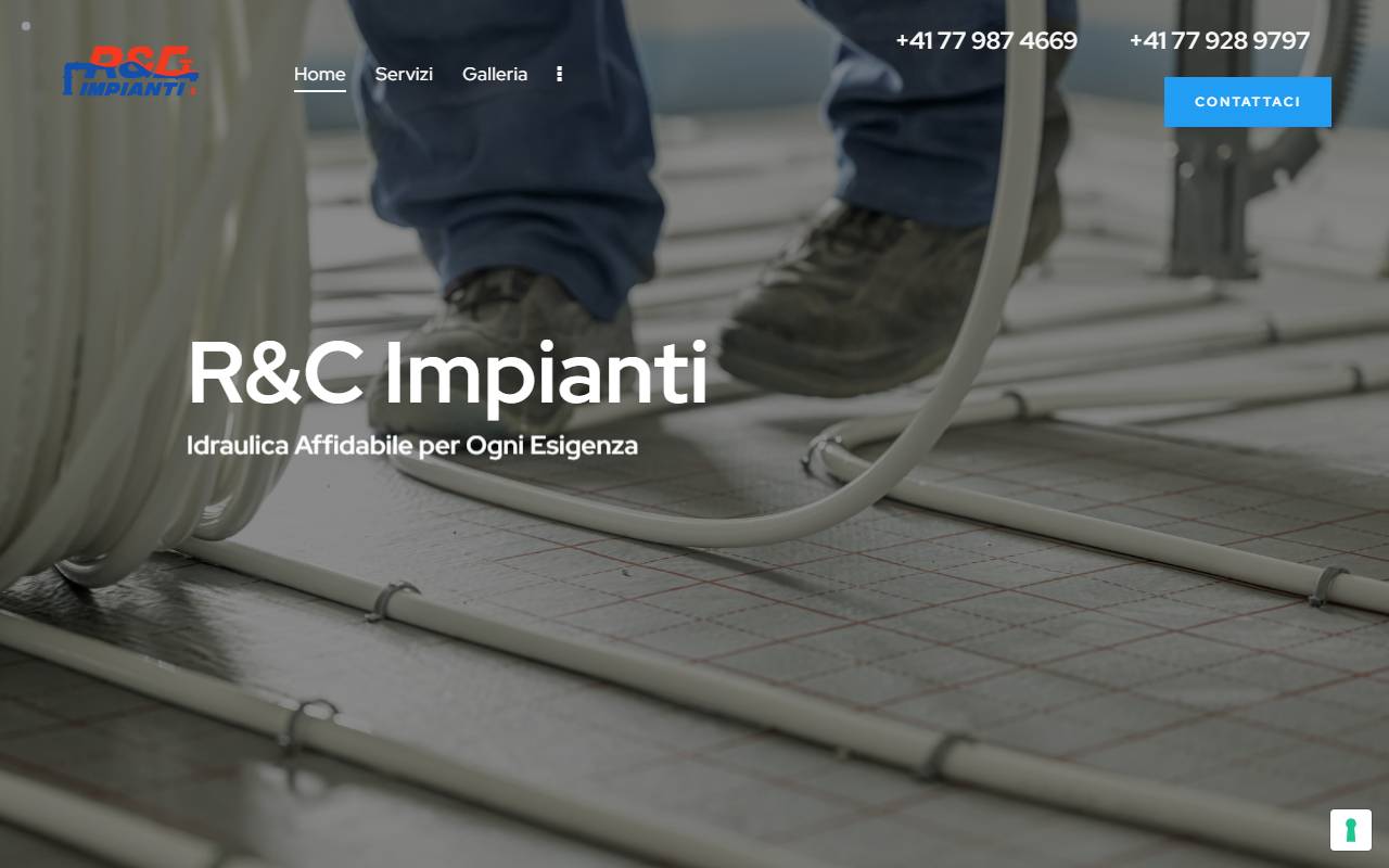 Anteprima del sito: R&C Impianti Sagl