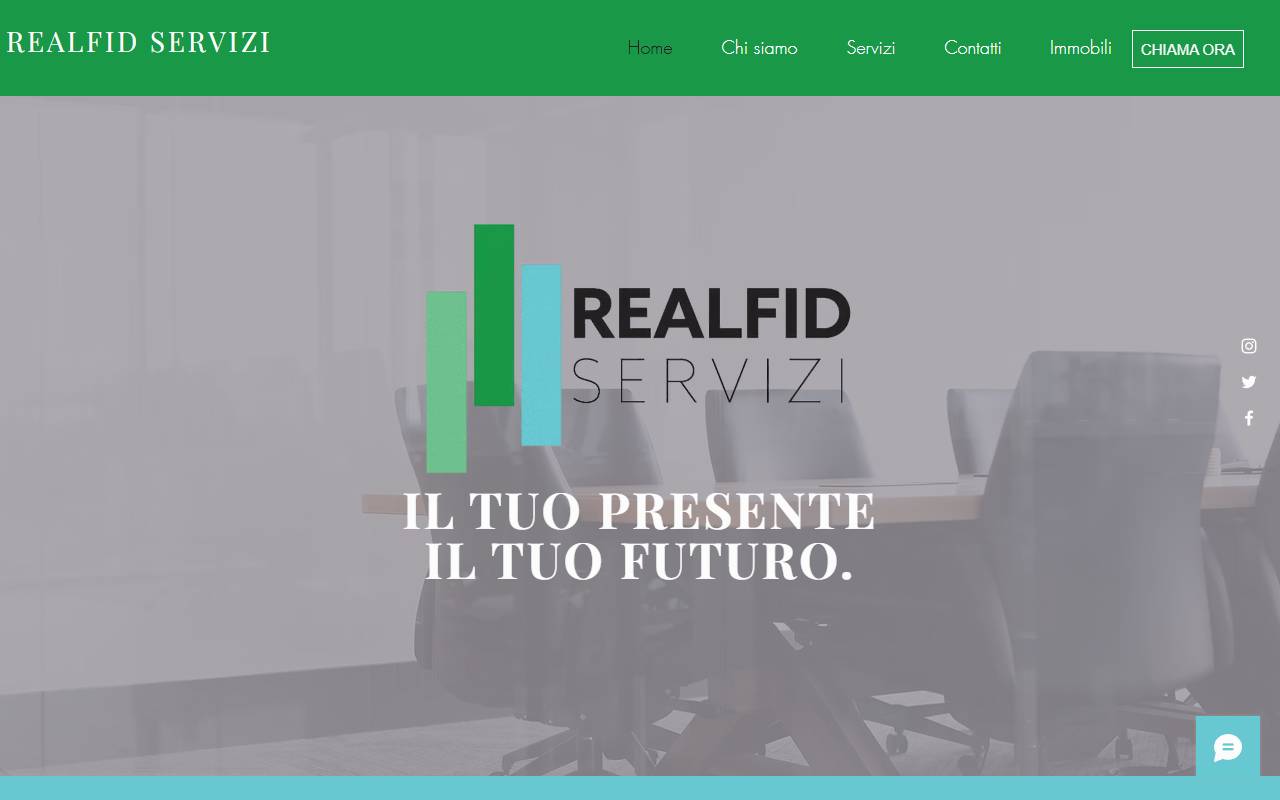 Anteprima del sito: Realfid Servizi SA