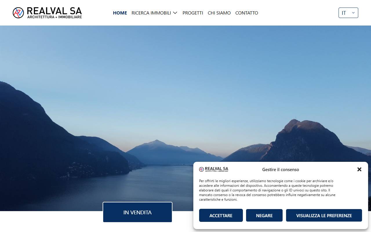 Anteprima del sito: REALVAL SA