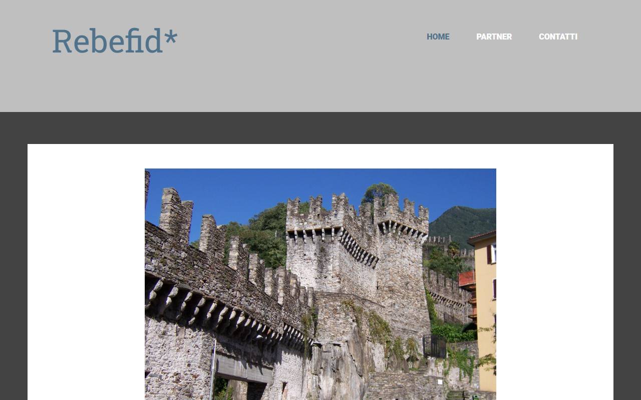 Anteprima del sito: REBEFID Sagl