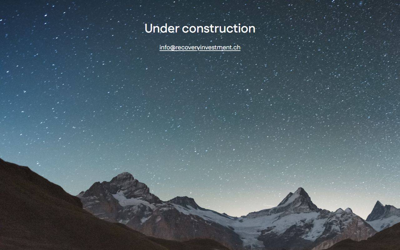 Anteprima del sito: Recovery Investment SA