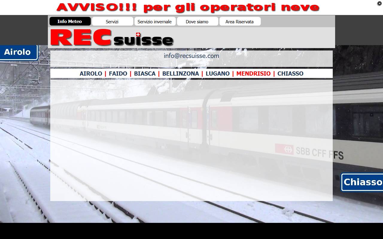 Anteprima del sito: Rec Suisse Sagl