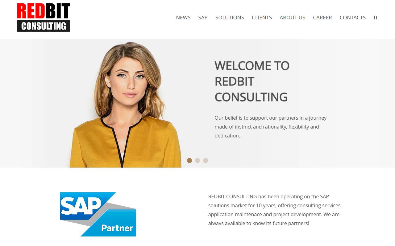 Anteprima del sito: REDBIT Consulting SA