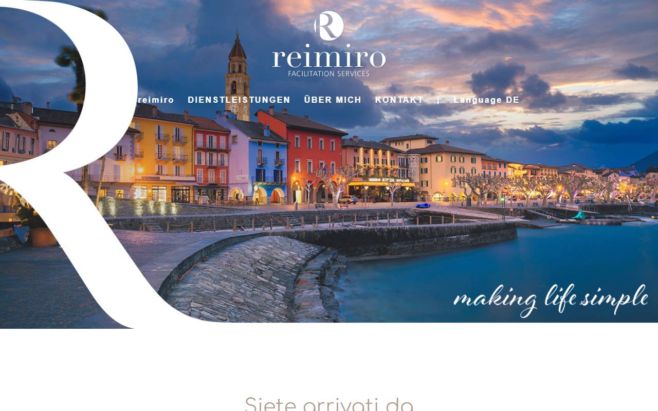 Anteprima del sito: reimiro AG