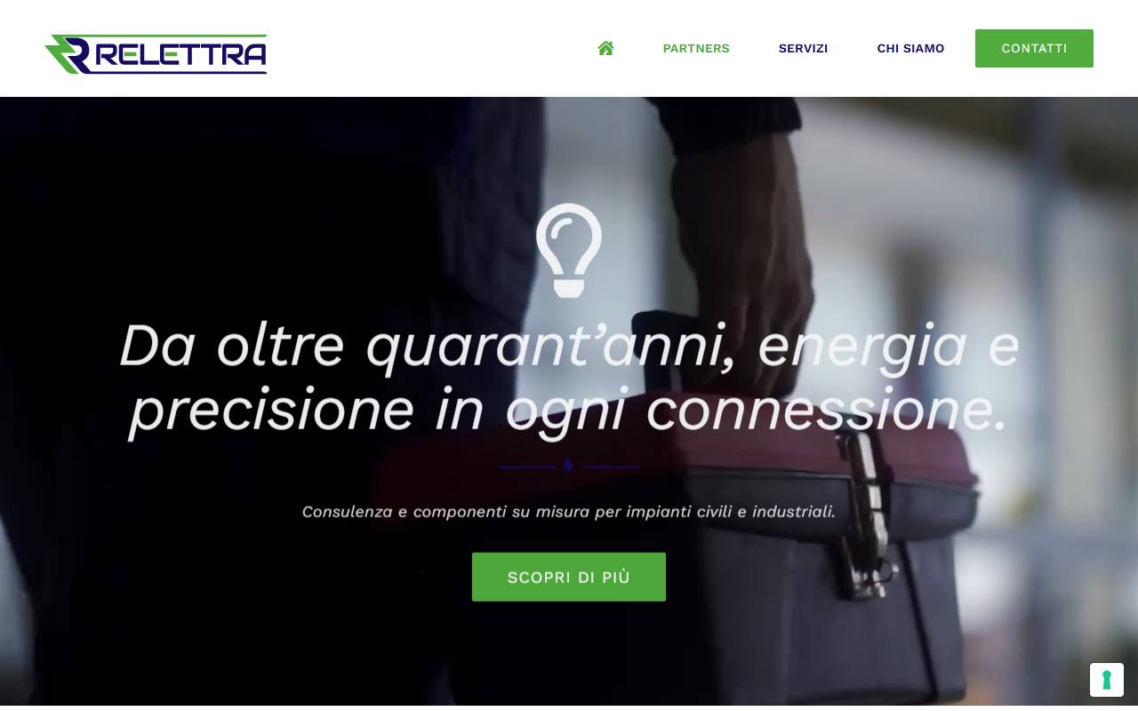 Anteprima del sito: RELETTRA SA